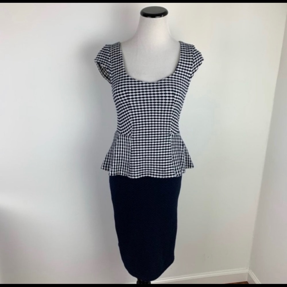 Anthropologie XS peplum dress